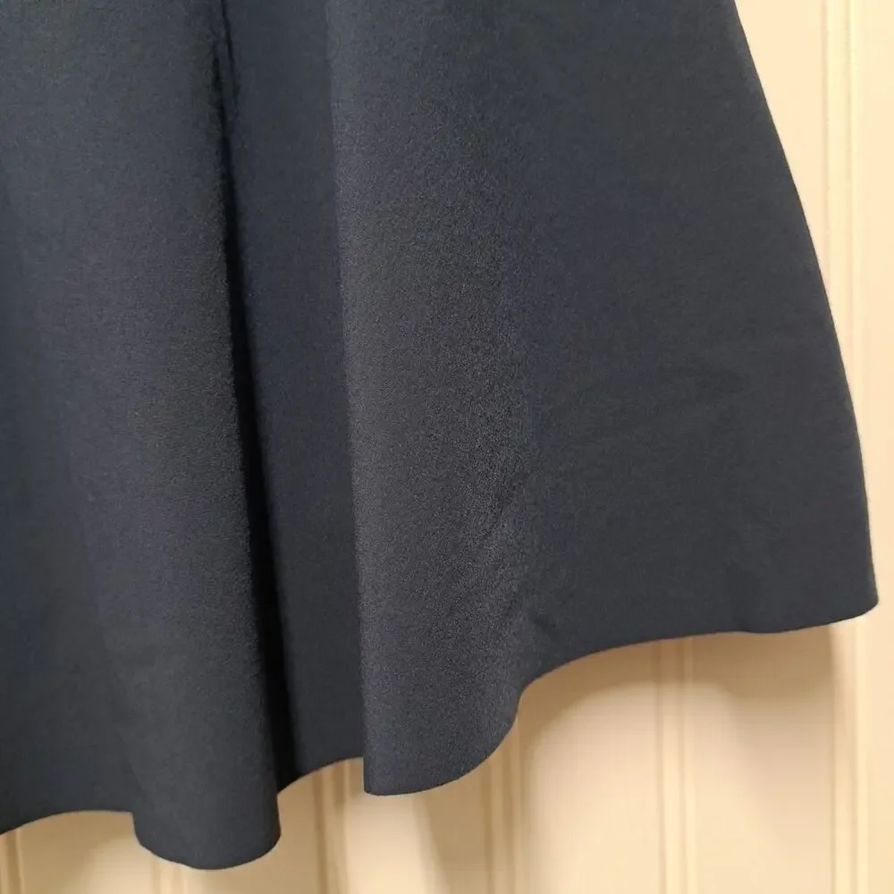 Nike Dri Fit Athletic Skort Womens XL Navy Blue Pleated Pull On Golf Tennis